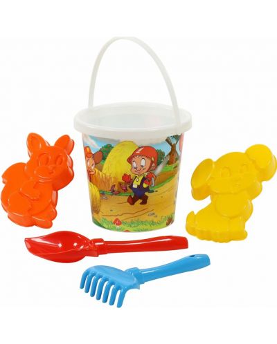 Παιδικό σετ παραλίας Polesie Toys, 5 τεμάχια, ποικιλία - 3