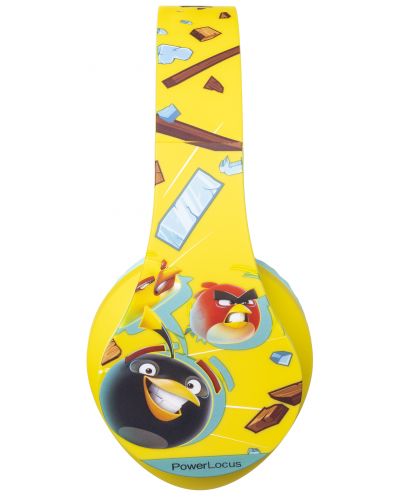 Παιδικά ακουστικά PowerLocus - P2 Kids Angry Birds,ασύρματο, πράσινο/κίτρινο - 2