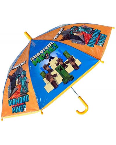 Παιδική ομπρέλα Coriex Minecraft - Μπλε και κίτρινο - 1