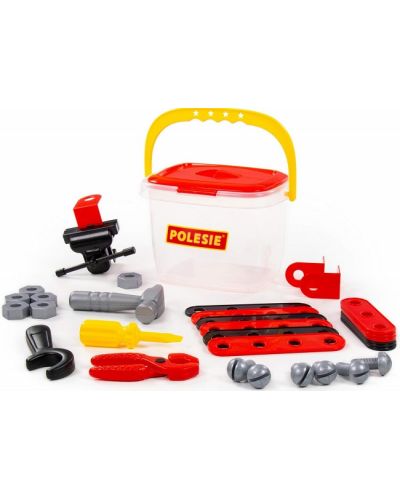 Polesie Εργαλεία κατασκευής σε κουτί (32 τεμάχια) 56603 - 1