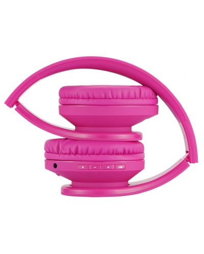 Παιδικά ακουστικά PowerLocus - P2, ασύρματα, ροζ - 3
