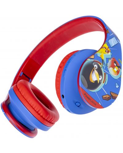 Παιδικά ακουστικά PowerLocus - P2 Kids Angry Birds,ασύρματο, μπλε/κόκκινο - 3