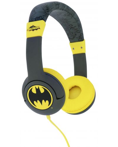 Παιδικά ακουστικά OTL Technologies - Batman, γκρι/κίτρινα - 2