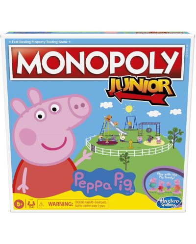 Παιδικό επιτραπέζιο παιχνίδι Hasbro Monopoly Junior - Peppa Pig - 1