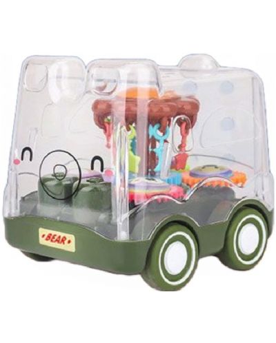 Παιδικό παιχνίδι Raya Toys - Αυτοκίνητο Αδράνειας Αρκούδα, πράσινο - 1