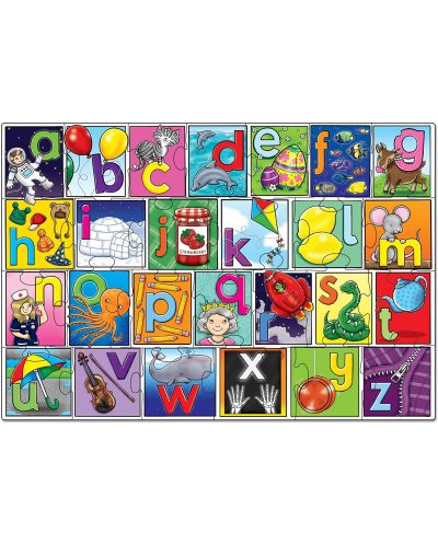 Παιδικό παζλ Orchard Toys - Μεγάλο αλφάβητο, 26 τεμάχια - 2