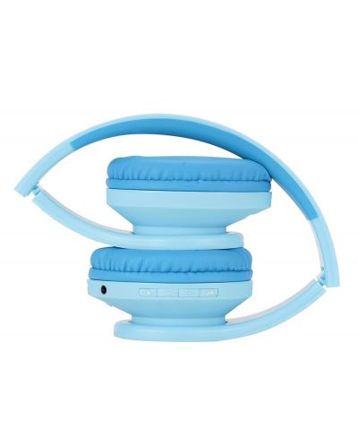 Παιδικά ακουστικά με μικρόφωνο PowerLocus - P2, ασύρματα, μπλε - 3