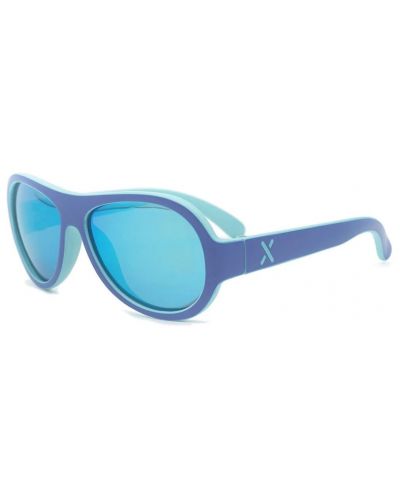 Παιδικά γυαλιά ηλίου Maximo - Round, μπλε - 1