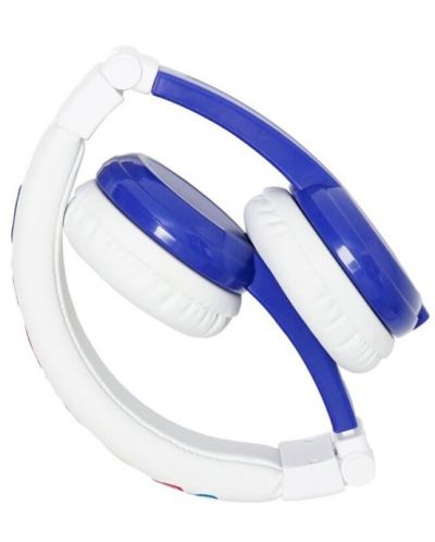 Παιδικά ακουστικά BuddyPhones με μικρόφωνο - Explore, μπλε/λευκό - 3