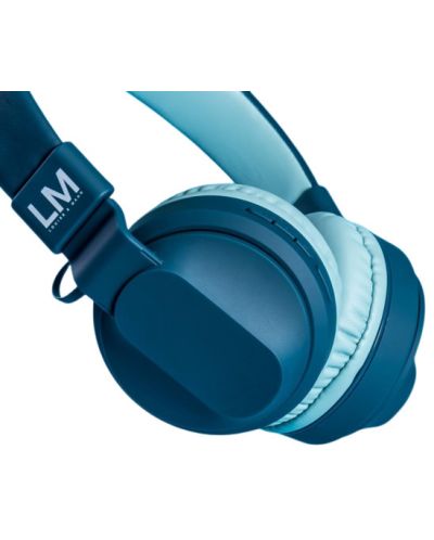 Παιδικά ακουστικά PowerLocus - Louise&Mann 3, ασύρματα, μπλε - 3