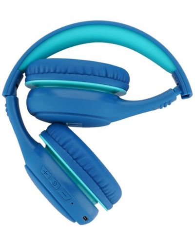 Παιδικά ακουστικά PowerLocus - Louise&Mann K1 Kids, ασύρματα, μπλε - 8