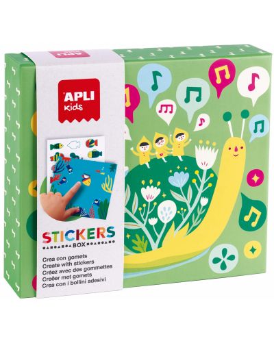 Παιδικό παιχνίδι με αυτοκόλλητα Apli -μικρούλια  - 1