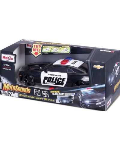 Παιδικό παιχνίδι Maisto Motosounds - Αυτοκίνητο Chevrolet Camaro SS (Police) 2010, 1:24  - 2