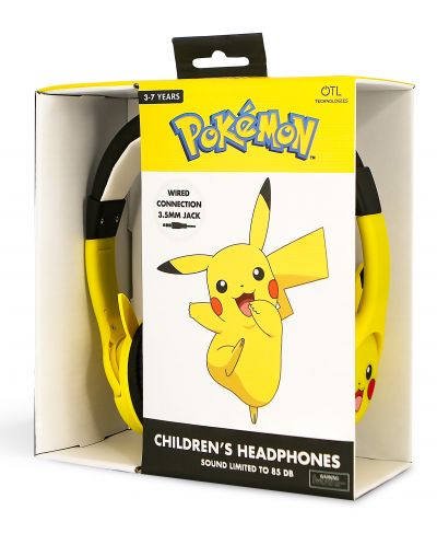 Παιδικά ακουστικά OTL Technologies - Pikacku rubber ears, κίτρινος - 7