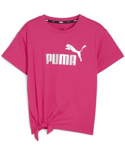 Παιδικό μπλουζάκι  Puma - Essentials+ Logo , ροζ - 1