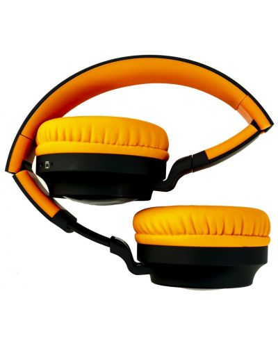 Παιδικά ακουστικά PowerLocus - Buddy, ασύρματα, κόκκινα/πορτοκαλί - 3