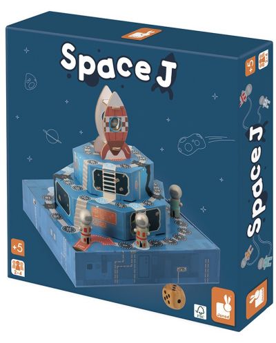 Παιδικό επιτραπέζιο παιχνίδι Janod - Διάστημα  - 1