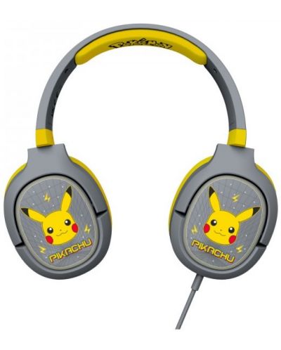 Παιδικά ακουστικά OTL Technologies - Pro G1 Pikachu, γκρι - 4