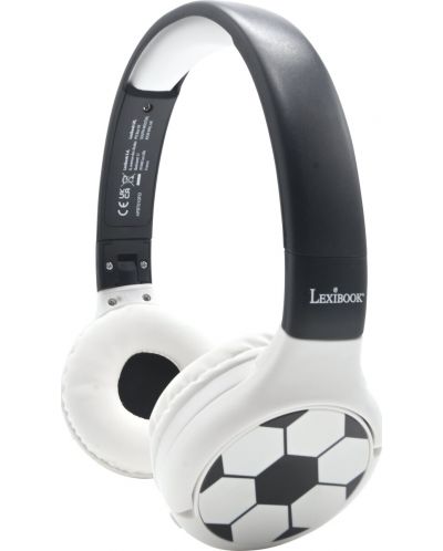 Παιδικά ακουστικά Lexibook - HPBT010FO, ασύρματα, μαύρο/άσπρο - 2