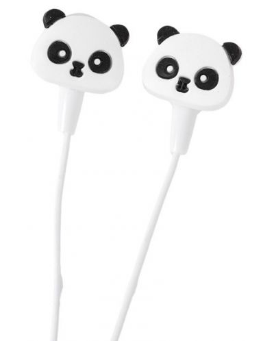 Παιδικά ακουστικά με μικρόφωνο I-Total - Panda Collection 11083, λευκό - 3