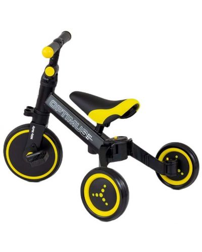 Παιδικό ποδήλατο 3 σε 1 Milly Mally - Optimus,κίτρινο - 2