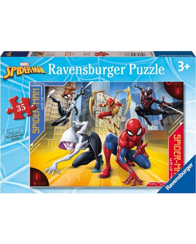 Παιδικό παζλ Ravensburger 35 κομμάτια - Spiderman - 1