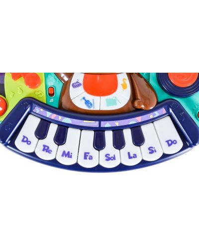 Παιδικό παιχνίδι Hola Toys - Μίνι πιάνο με μικρόφωνο, DJ Monkey - 3