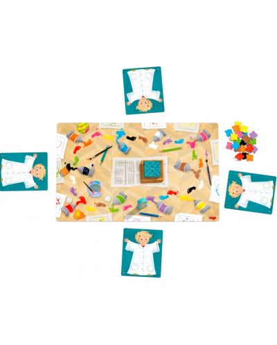 Παιδικό επιτραπέζιο παιχνίδι Haba -Χρωματίστε το παλτό - 2