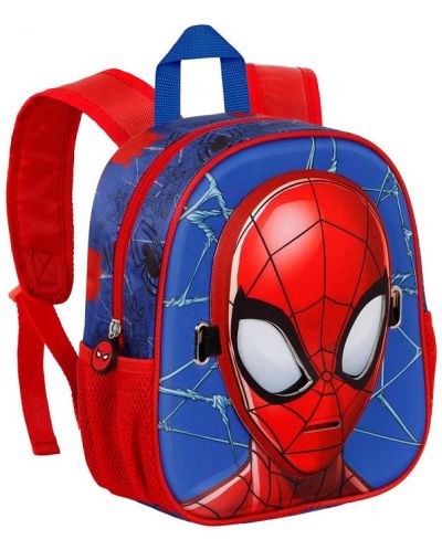 Παιδικό σακίδιο πλάτης Karactermania Spider-Man - Badoom, 3D, με μάσκα - 3