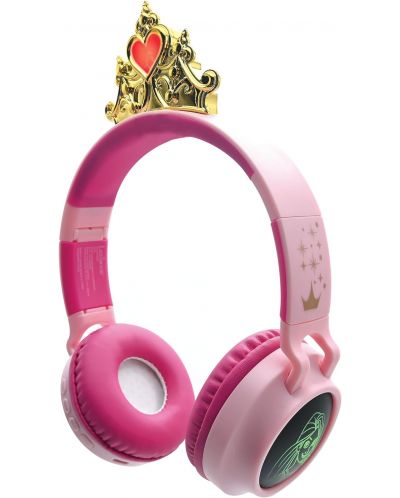Παιδικά ακουστικά Lexibook - Disney HPBT015DP, ασύρματα, ροζ - 1