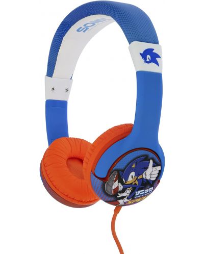 Παιδικά ακουστικά OTL Technologies - Sonic, μπλε/κόκκινο - 1