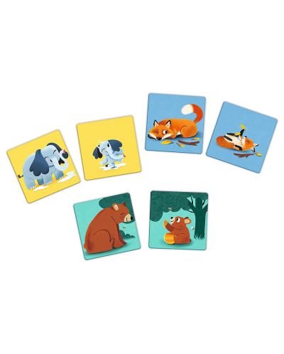 Παιδικό παιχνίδι μνήμης Memos Maxi - Ζώα γονείς και παιδιά - 2