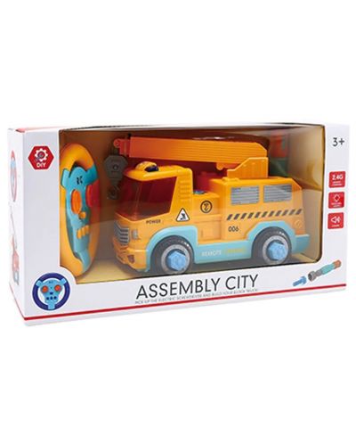 Παιδικό παιχνίδι συναρμολόγησης  Ocie Assembly City - Γερανό φορτηγό, R/C - 1