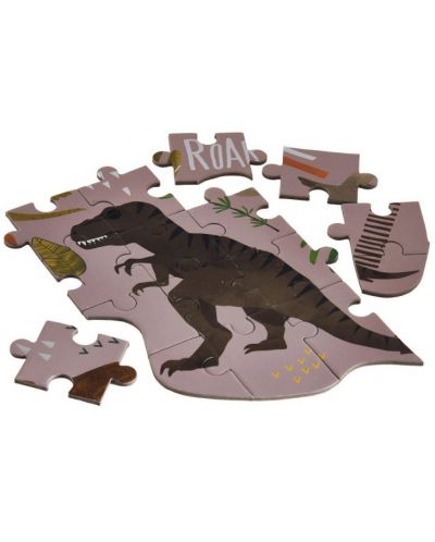 Παιδικό παζλ Floss & Rock - Δεινόσαυροι, 80 κομμάτια - 4