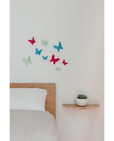 Διακόσμηση τοίχου Umbra - Mariposa, 9 πεταλούδες, πολύχρωμη - 5
