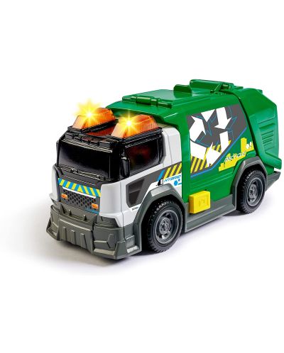 Παιδικό παιχνίδι Dickie Toys - Φορτηγό καθαρισμού, με ήχους και φώτα - 1