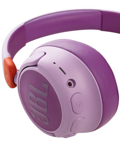 Παιδικά ασύρματα ακουστικά JBL - JR 460NC, ANC, ροζ - 4