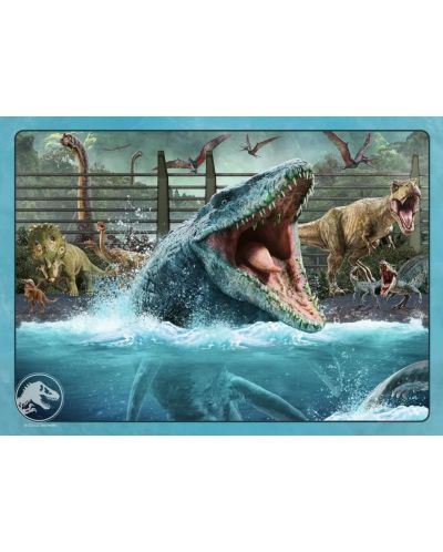 Παιδικό παζλ Ravensburger 4 x 100 κομμάτια - Jurassic κόσμο - 3