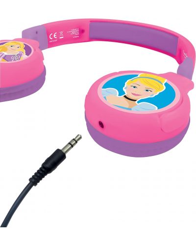 Παιδικά ακουστικά Lexibook - Princesses HPBT010DP, ασύρματα, ροζ - 4
