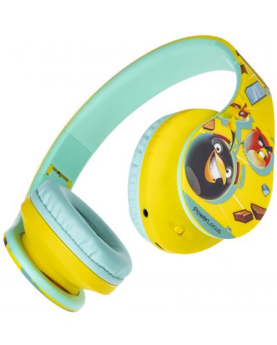 Παιδικά ακουστικά PowerLocus - P2 Kids Angry Birds,ασύρματο, πράσινο/κίτρινο - 4