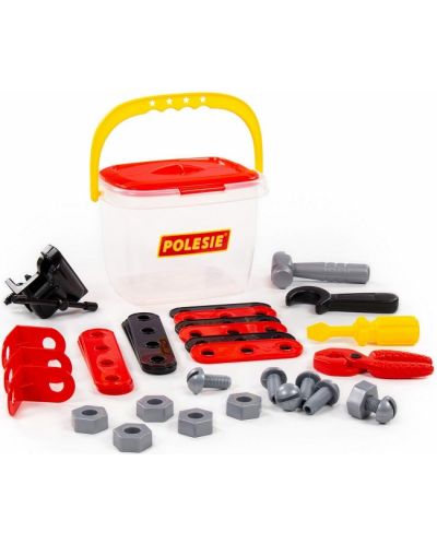 Polesie Εργαλεία κατασκευής σε κουτί (32 τεμάχια) 56603 - 3