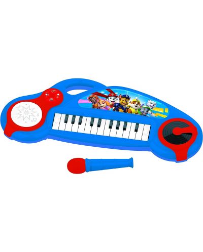 Παιδικό παιχνίδι Lexibook -Ηλεκτρονικό πιάνο Paw Patrol, με μικρόφωνο - 1