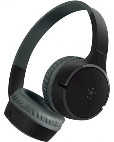 Παιδικά ακουστικά με μικρόφωνο Belkin - SoundForm Mini, ασύρματα, μαύρα - 1