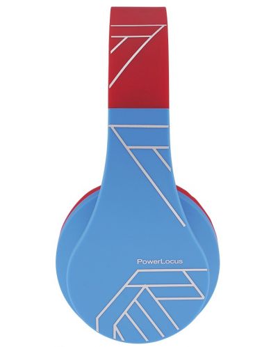 Παιδικά ακουστικά με μικρόφωνο PowerLocus - P1, ασύρματα, κόκκινα - 3