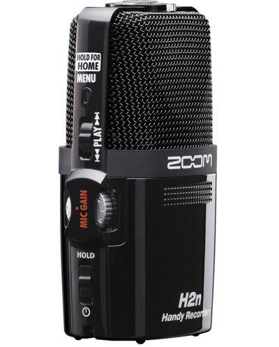 Συσκευή εγγραφής ήχου Zoom - H2n, μαύρη - 3