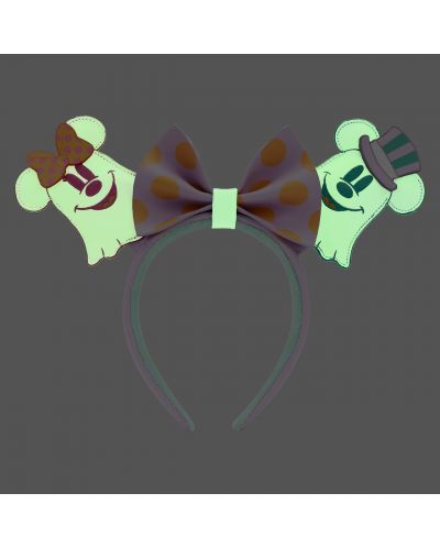 Στέκα Loungefly Disney: Mickey Mouse - Ghost Minnie and Mickey (Glows in the Dark) - 5