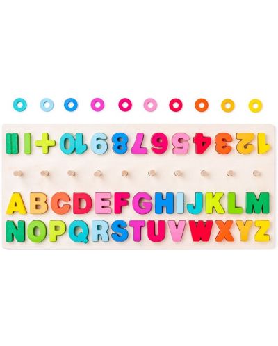 Διδακτικός πίνακας με γράμματα και αριθμούς Woody - 3