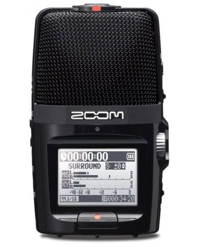 Συσκευή εγγραφής ήχου Zoom - H2n, μαύρη - 1