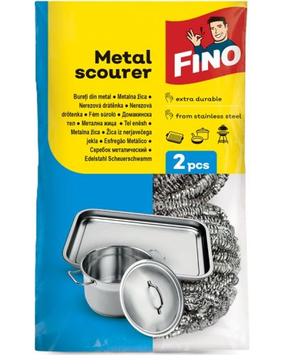 Συρματάκι  Fino - Metal Scourers, 2 κομμάτια - 1