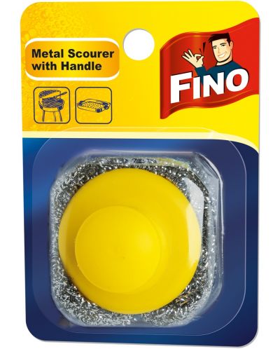 Οικιακό σύρμα με λαβή  Fino - Metal Scourers,1 τεμάχιο - 1
